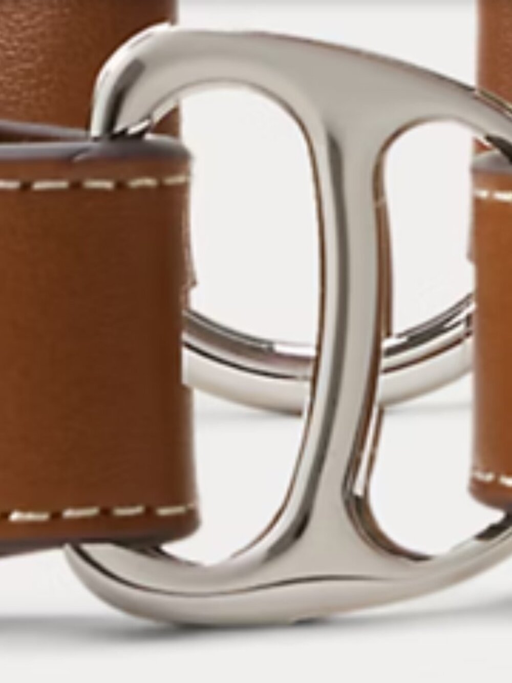 Ralph Lauren Equestrian New with tags Womens D-Ring Brown Leather belt Sz M - Picture 3 of 7